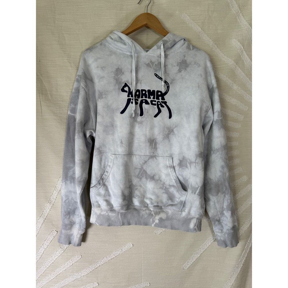 Taylor Swift Women's Small Official Midnights Karma Tie Dye Hoodie Cat Swiftie - Picture 2 of 8